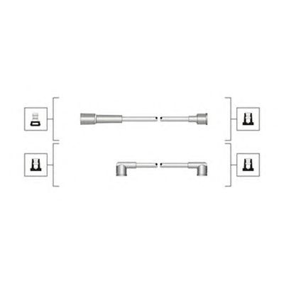 MAGNETI MARELLI 941319170106 -  Комплект проводов зажигания
